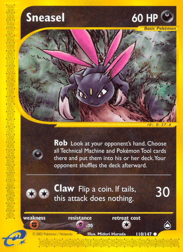 Sneasel (110/147) [Aquapolis] (Online Only)
