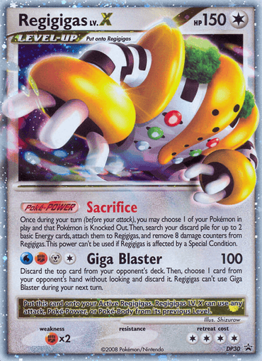 Regigigas LV.X (DP30) [Diamond & Pearl: Black Star Promos] (Online Only)