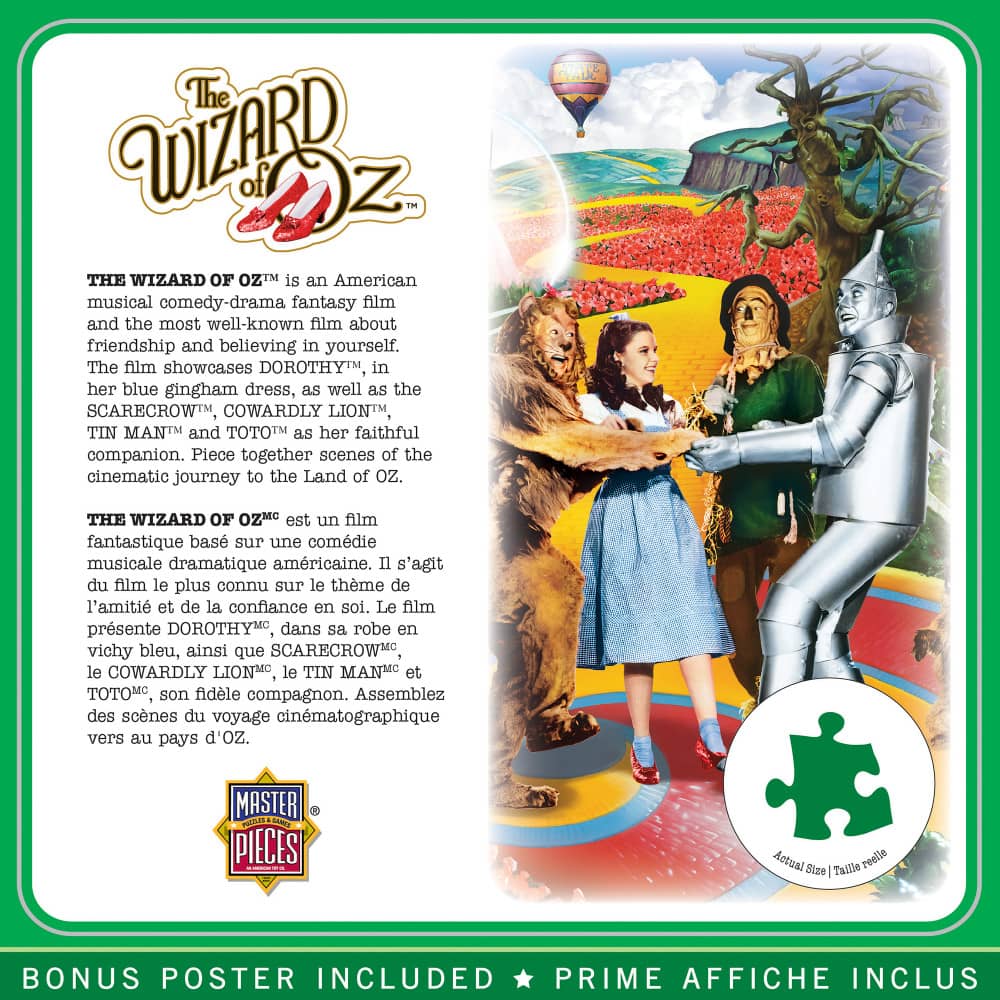Wizard of Oz - Beyond the Rainbow 1000 Piece Jigsaw Puzzle