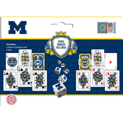 Michigan Wolverines - 2-Pack Playing Cards & Dice Set (ONLINE ORDER ONLY)