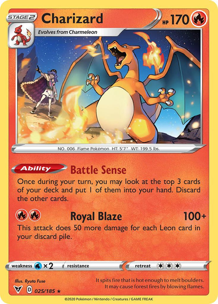 Charizard (025/185) [Sword & Shield: Vivid Voltage] (Online Only)