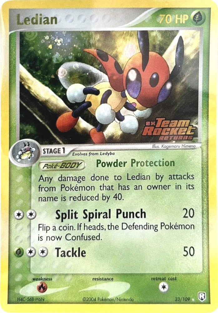 Ledian (23/109) (Stamped) [EX: Team Rocket Returns] (Online Only)