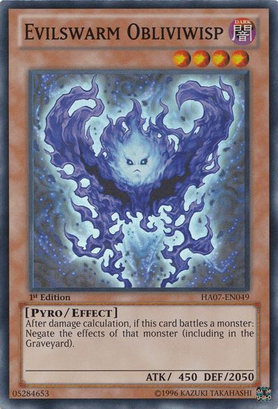 Evilswarm Obliviwisp [HA07-EN049] Super Rare (ONLINE ORDER ONLY)
