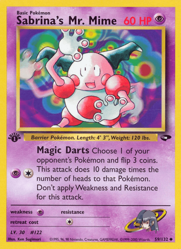 Sabrina's Mr. Mime (59/132) [Gym Challenge 1st Edition] (Online Only)