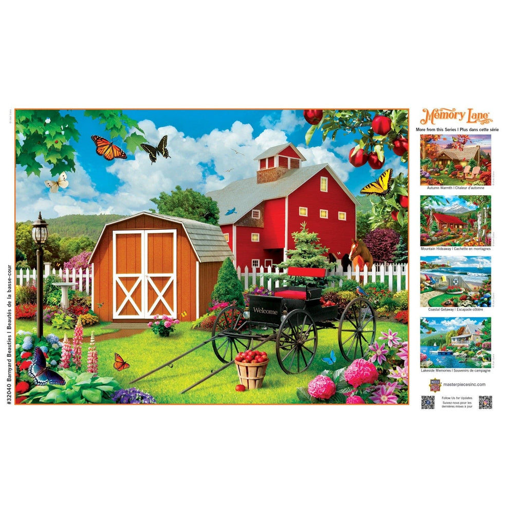 Memory Lane - Barnyard Beauties 300 Piece EZ Grip Jigsaw Puzzle (ONLINE ORDER ONLY)