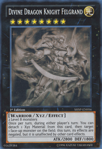 Divine Dragon Knight Felgrand [SHSP-EN056] Ghost Rare (ONLINE ORDER ONLY)