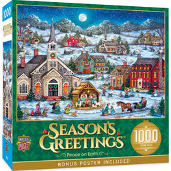 Season's Greetings - Peace on Earth 1000 Piece Jigsaw Puzzle (ONLINE ORDER ONLY)