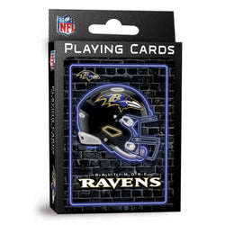 Baltimore Ravens Neon Playing Cards - 54 Card Deck