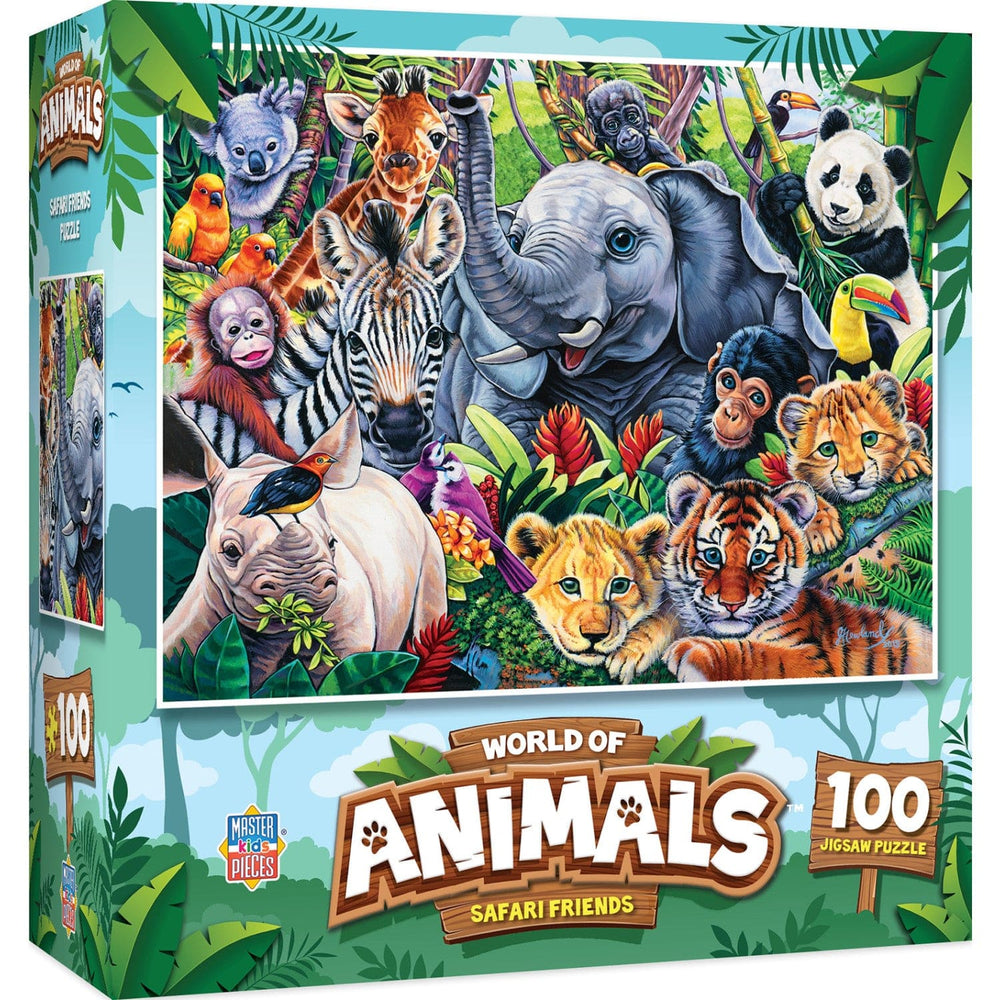 World of Animals - Safari Friends 100 Piece Jigsaw Puzzle (ONLINE ORDER ONLY)
