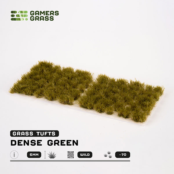 Gamers Grass Tufts: Dense Green 6mm- Wild (ONLINE ORDER ONLY)