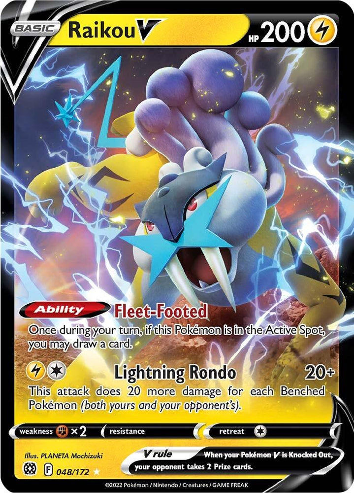 Raikou V (048/172) [Sword & Shield: Brilliant Stars] (Online Only)