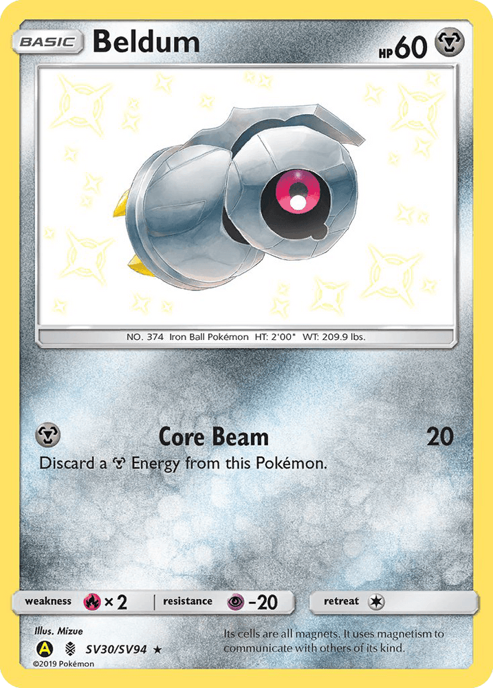 Beldum (SV30/SV94) [Sun & Moon: Hidden Fates - Shiny Vault] (Online Only)