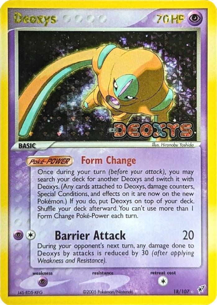 Deoxys (18/107) (Stamped) [EX: Deoxys] (Online Only)