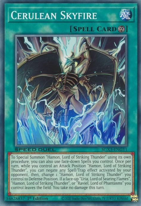 Cerulean Skyfire [SGX3-ENG11] Common (ONLINE ORDER ONLY)