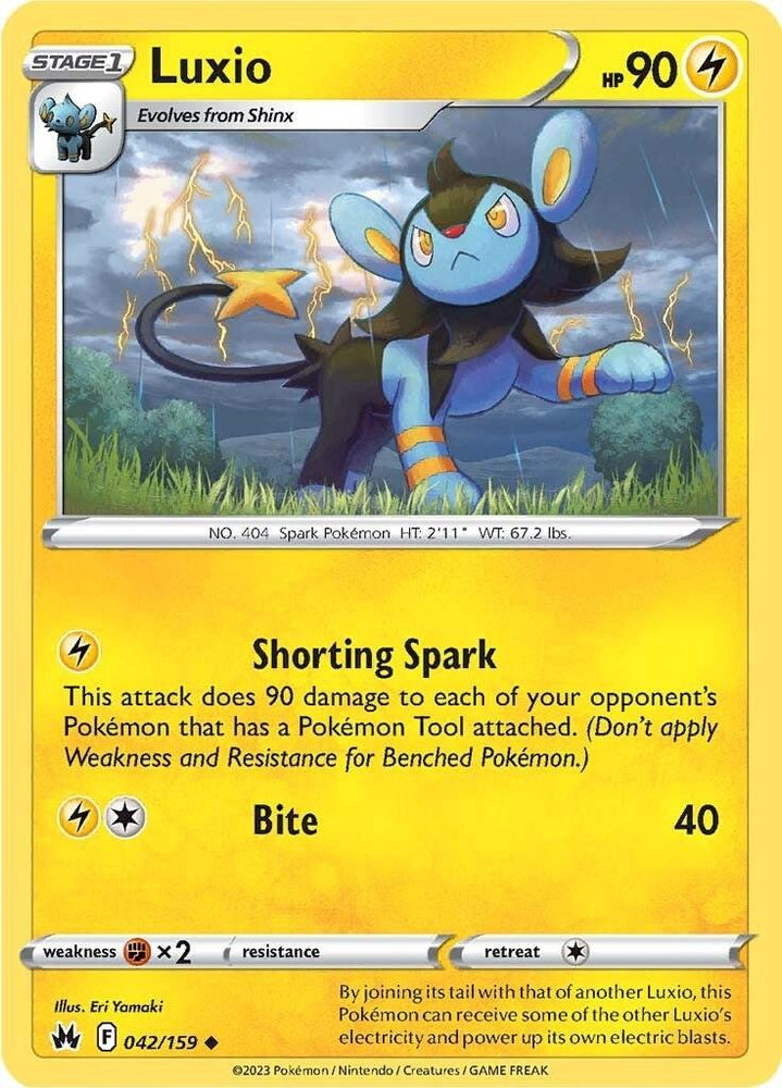 Luxio (042/159) (42) [Sword & Shield: Crown Zenith] (Online Only)