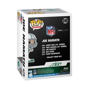 NFL Legends Jets Joe Namath Funko Pop! Vinyl Figure #245 (ONLINE ORDER ONLY)