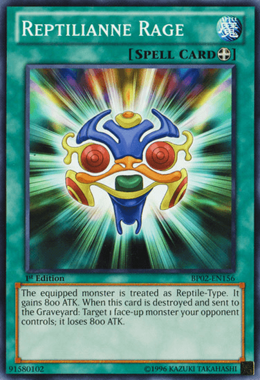 Reptilianne Rage [BP02-EN156] Common (ONLINE ORDER ONLY)