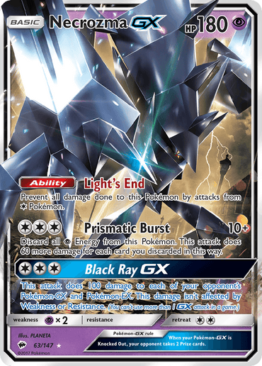Necrozma GX (63/147) [Sun & Moon: Burning Shadows] (Online Only)