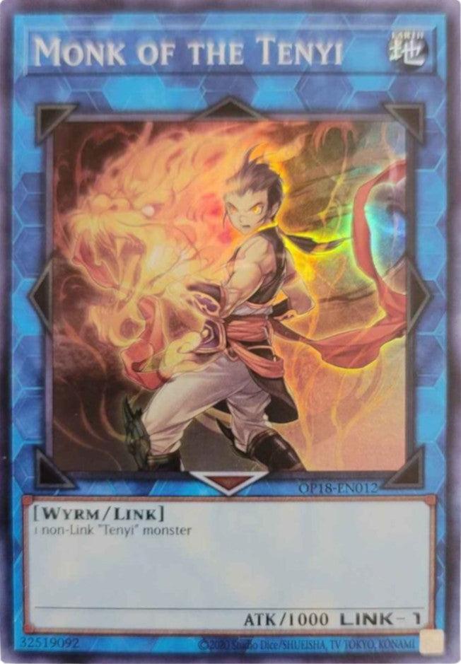 Monk of the Tenyi [OP18-EN012] Super Rare (ONLINE ORDER ONLY)