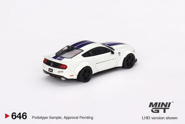Mini-GT FORD MUSTANG GT LB-WORKS White 1:64 #646 (ONLINE ORDER ONLY)