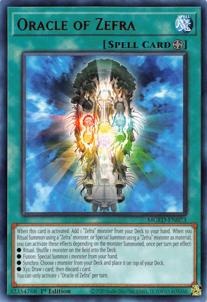 Oracle of Zefra [MGED-EN073] Rare (ONLINE ORDER ONLY)