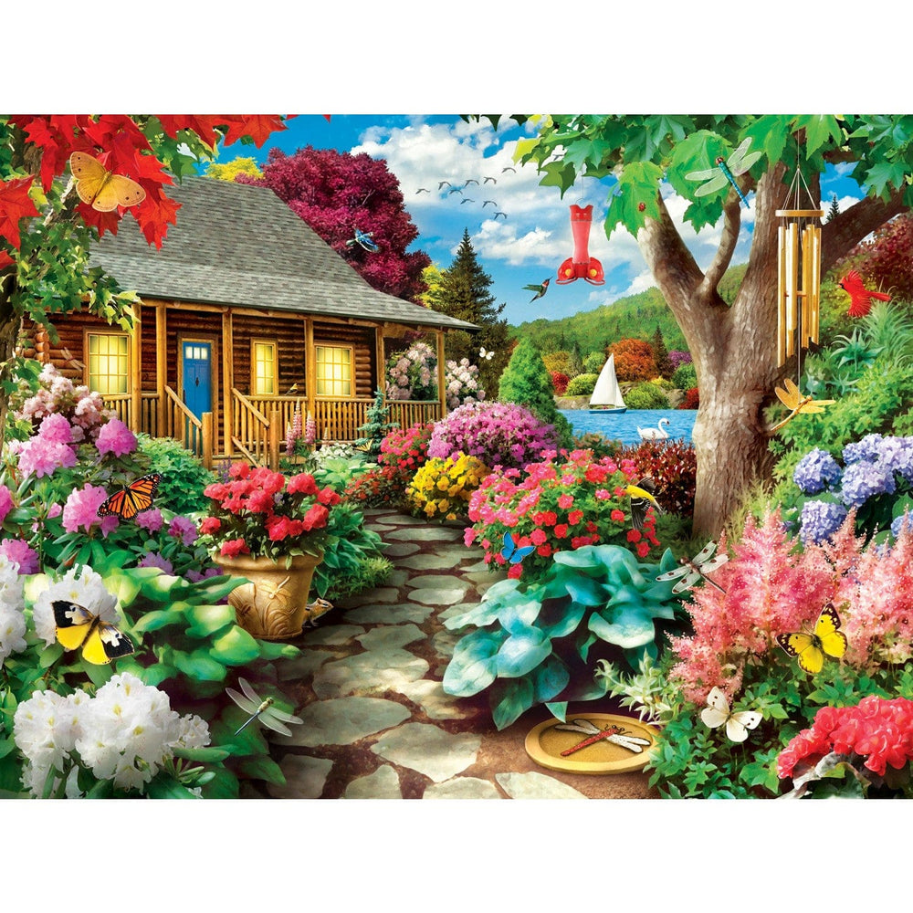 Memory Lane - Hummingbird in Bloom 300 Piece EZ Grip Jigsaw Puzzle (ONLINE ORDER ONLY)