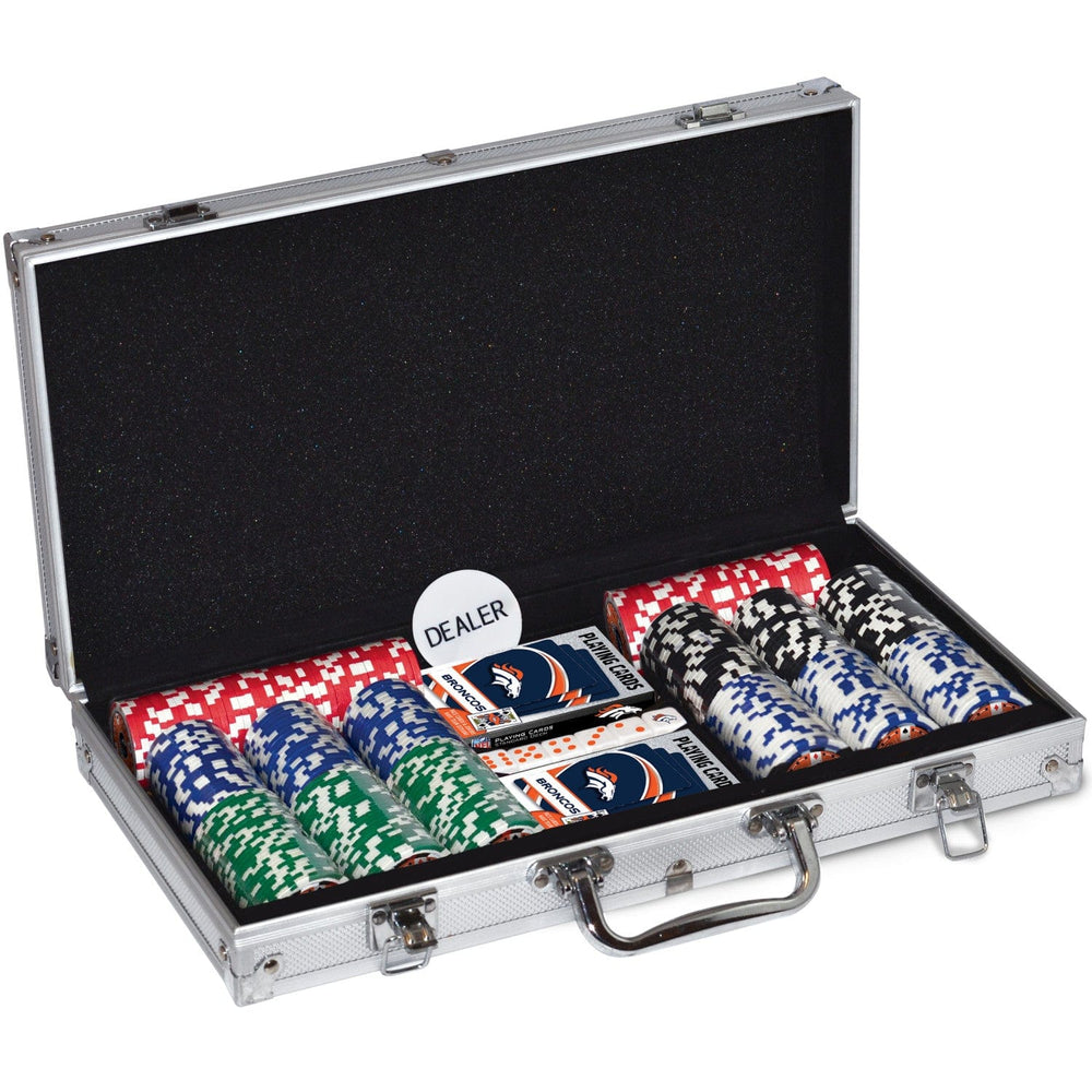 Denver Broncos 300 Piece Poker Set (ONLINE ORDER ONLY)