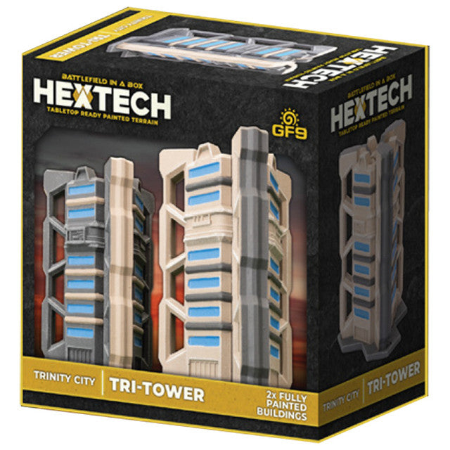 Battlefield in a Box: HexTech Trinity City - Tri-Tower (ONLINE ORDER ONLY)