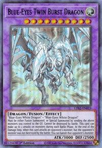 Blue-Eyes Twin Burst Dragon (Green) [LDS2-EN019] Ultra Rare (ONLINE ORDER ONLY)