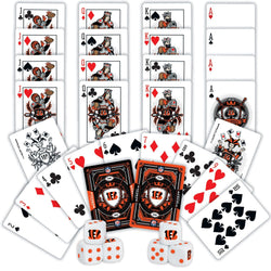 Cincinnati Bengals - 2-Pack Playing Cards & Dice Set (ONLINE ORDER ONLY)