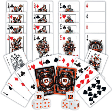 Cincinnati Bengals - 2-Pack Playing Cards & Dice Set (ONLINE ORDER ONLY)