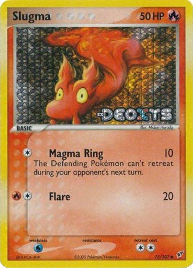 Slugma (75/107) (Stamped) [EX: Deoxys] (Online Only)