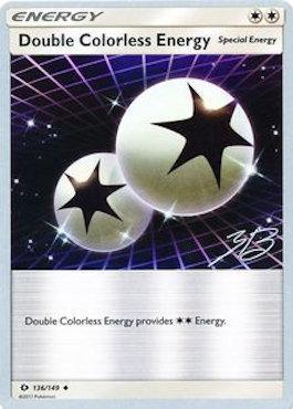 Double Colorless Energy (136/149) (Ice Path FTW - Zachary Bokhari) [World Championships 2017] (Online Only)