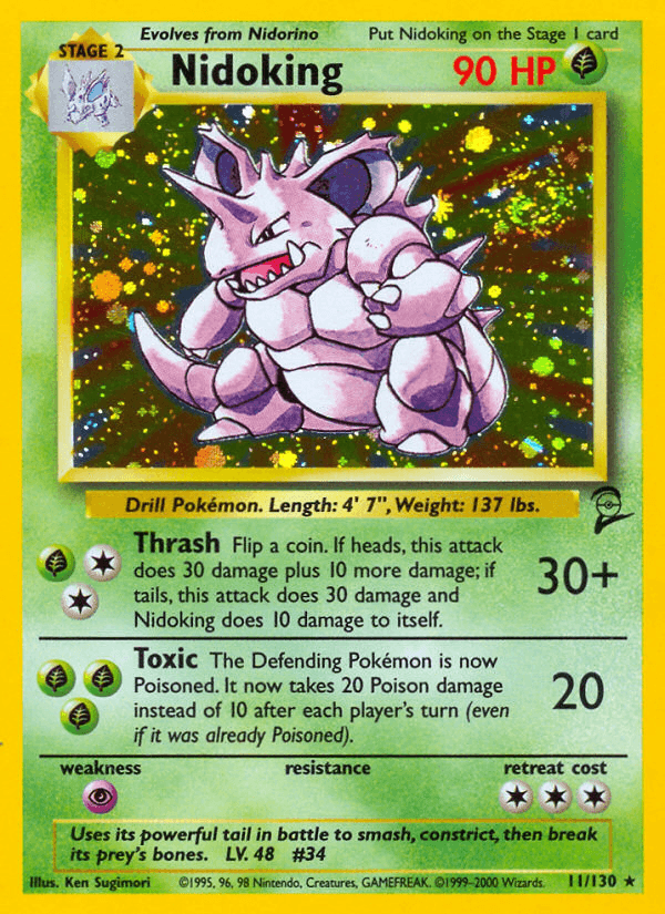 Nidoking (11/130) [Base Set 2] (Online Only)