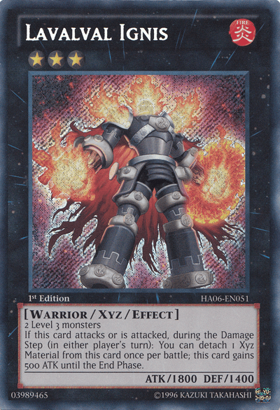Lavalval Ignis [HA06-EN051] Secret Rare (ONLINE ORDER ONLY)