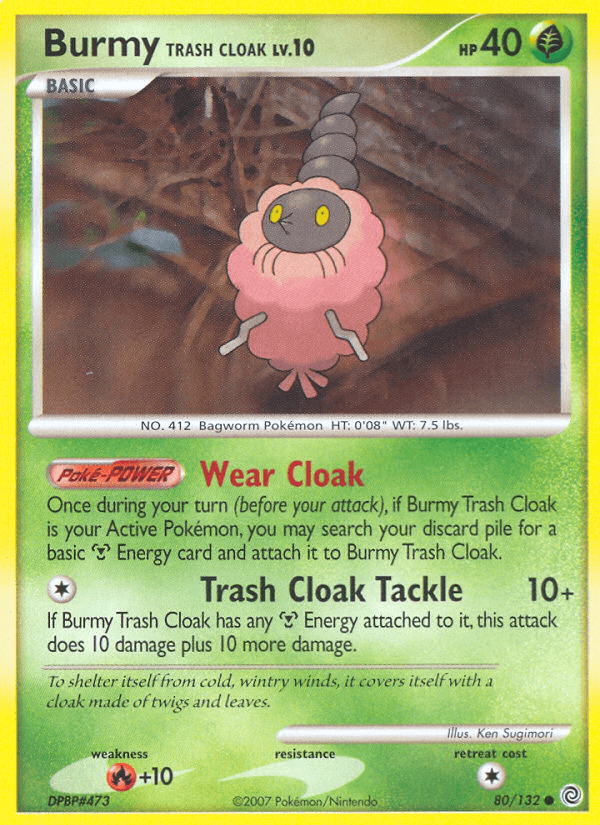 Burmy Trash Cloak (80/132) [Diamond & Pearl: Secret Wonders] (Online Only)