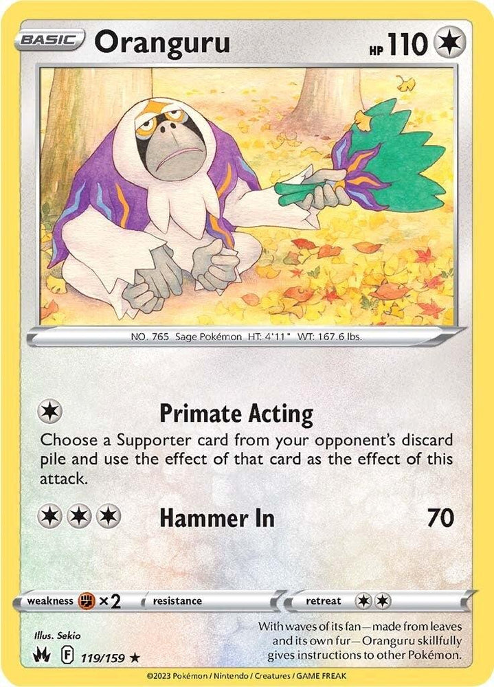 Oranguru (119/159) [Sword & Shield: Crown Zenith] (Online Only)