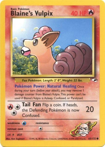 Blaine's Vulpix (65/132) [Gym Heroes Unlimited] (Online Only)