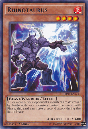 Rhinotaurus [BP03-EN076] Rare (ONLINE ORDER ONLY)