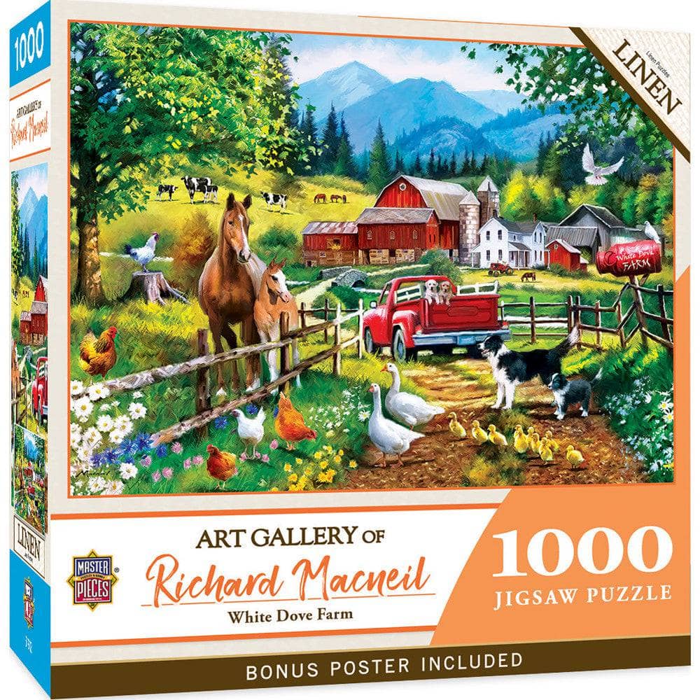 Art Gallery - White Dove Farm 1000 Piece Jigsaw Puzzle (ONLINE ORDER ONLY)
