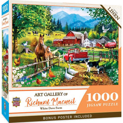 Art Gallery - White Dove Farm 1000 Piece Jigsaw Puzzle (ONLINE ORDER ONLY)