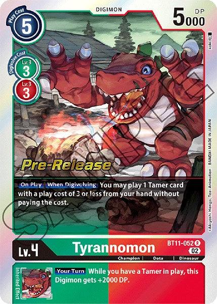 Tyrannomon [BT11-052] [Dimensional Phase Pre-Release Promos] (ONLINE ORDER ONLY)