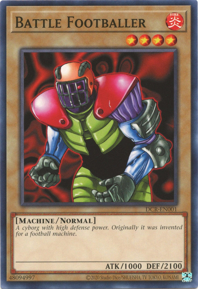 Battle Footballer (25th Anniversary) [DCR-EN001] Common (ONLINE ORDER ONLY)