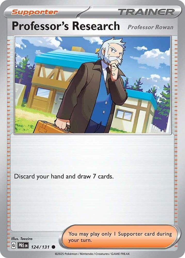 Professor's Research (124/131) [Professor Rowan] [Scarlet & Violet: Prismatic Evolutions] (Online Only)