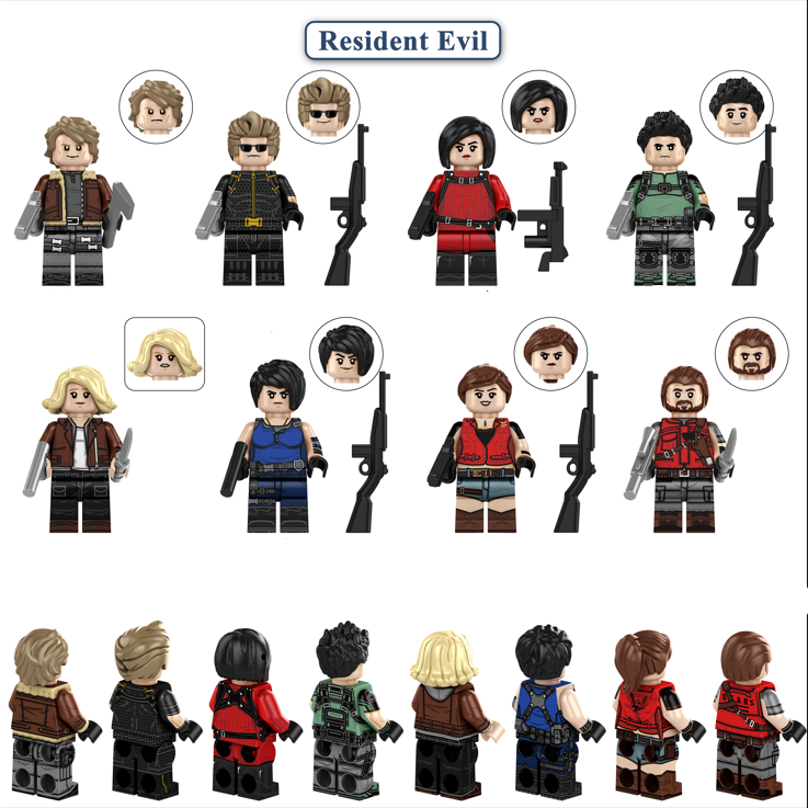 Resident Evil Set of 8 (ONLINE ORDER ONLY)