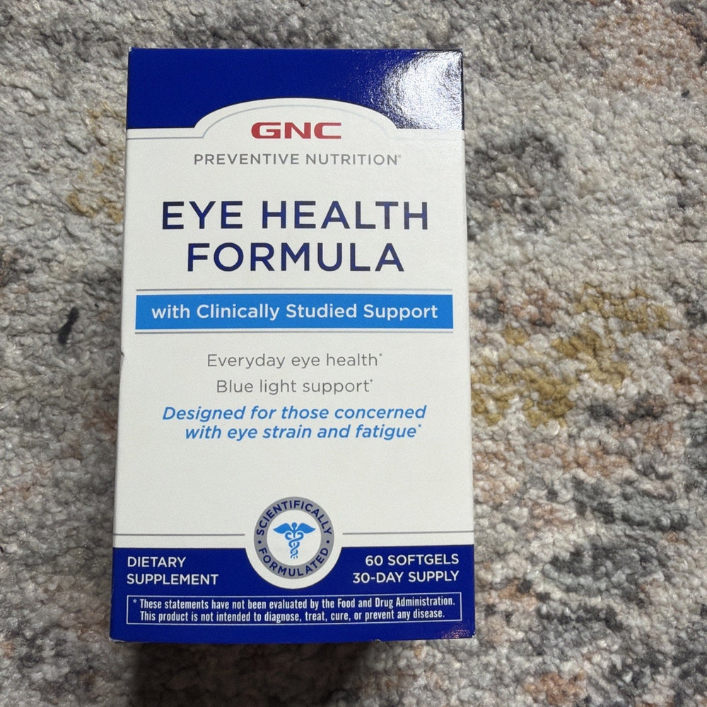 GNC Preventive Nutrition Eye Health Formula 60 Softgels Lutein (EXP:08/2026) (ONLINE ORDER ONLY)