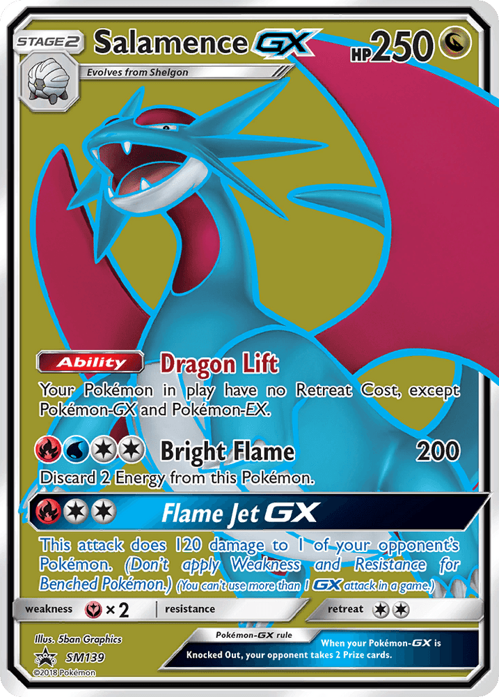 Salamence GX (SM139) [Sun & Moon: Black Star Promos] (Online Only)