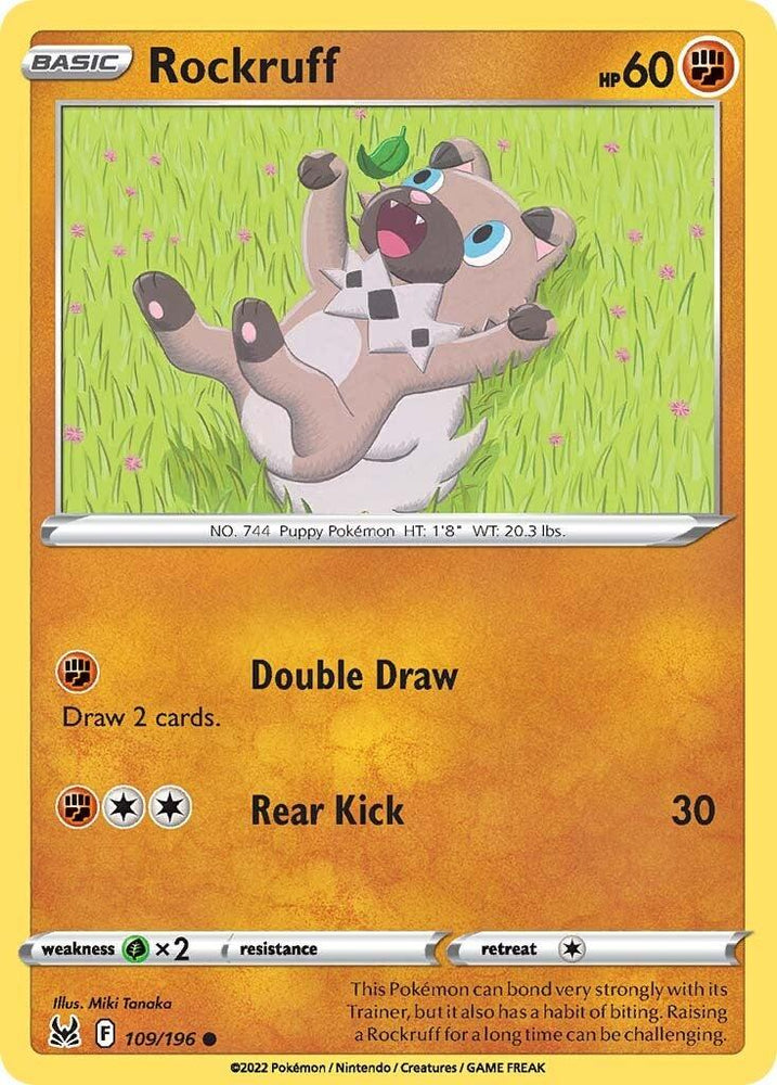 Rockruff (109/196) [Sword & Shield: Lost Origin] (Online Only)