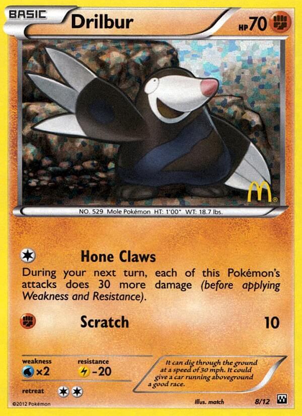 Drilbur (8/12) [McDonald's Promos: 2012 Collection] (Online Only)