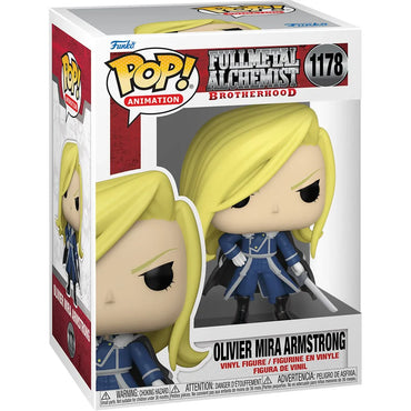 Funko POP 1178 Fullmetal Alchemist: Brotherhood Olivier Mira Armstrong with Sword Pop! Vinyl Figure (ONLINE ORDER ONLY)